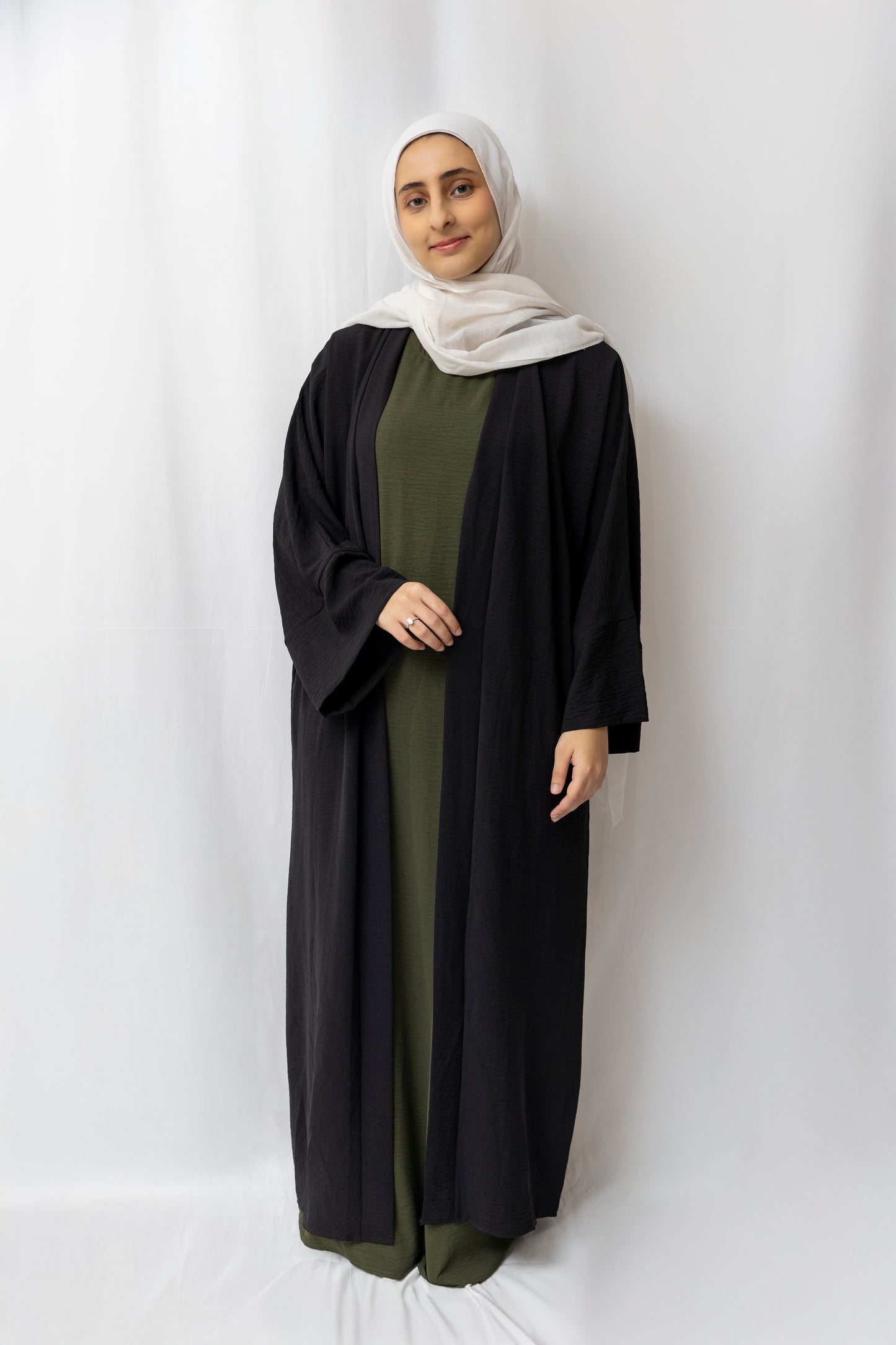 Under Abaya Dress - Olive Green