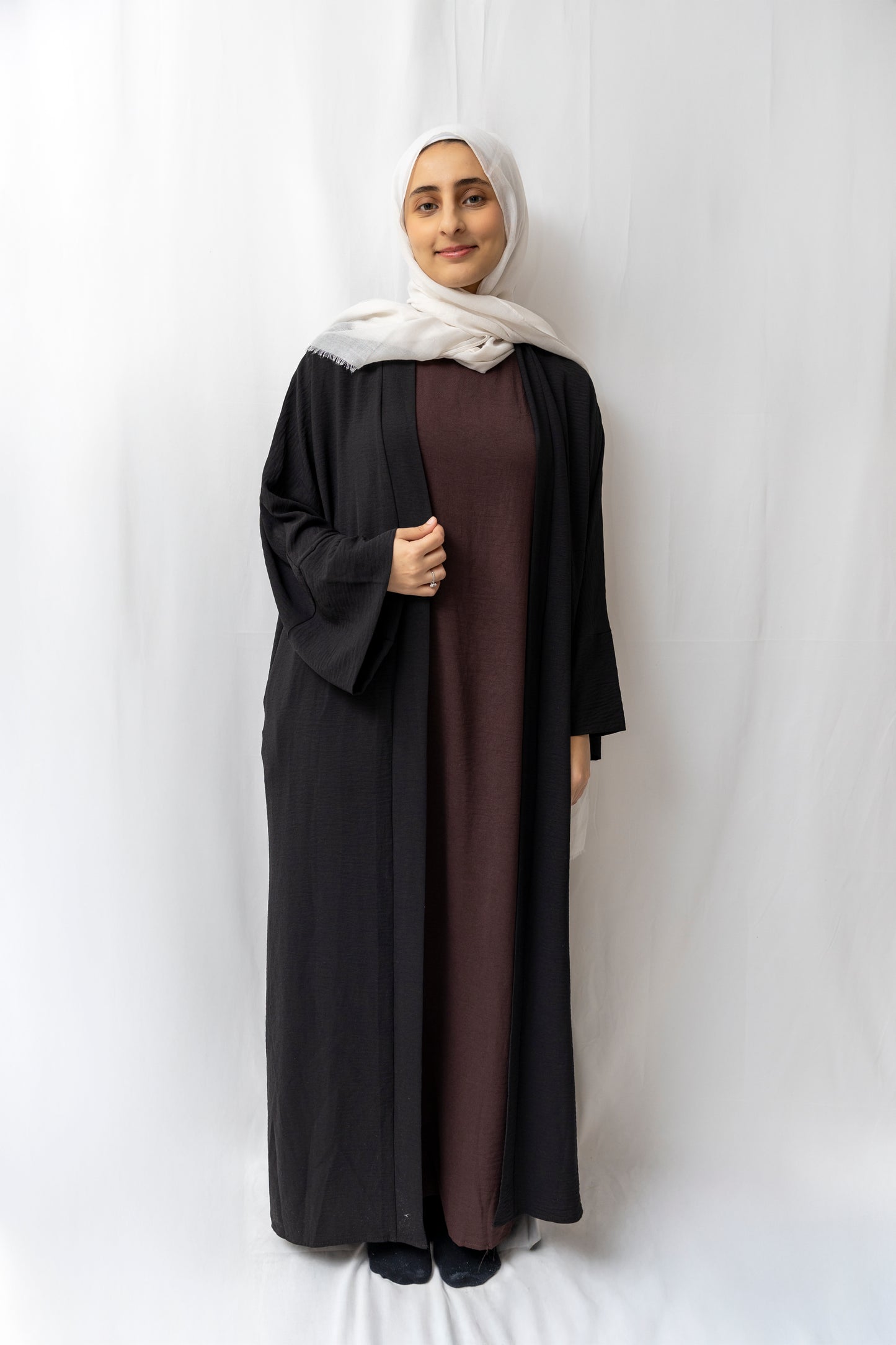 Under Abaya Dress - Coffee Brown