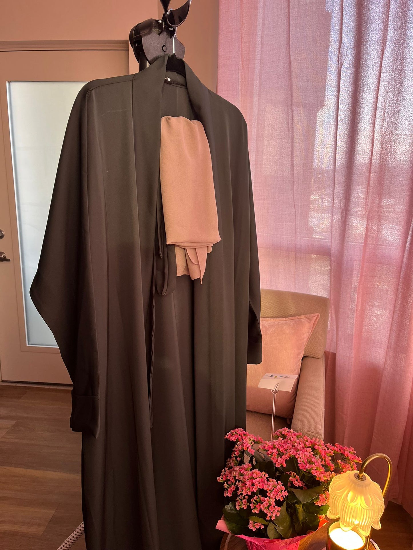 Silhouette Luxe 4 Piece Abaya Set - Green